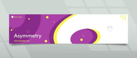 Creative Banner Design with modern and abstract concept for promotions vector