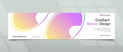 Creative Banner Design with modern and abstract concept for promotions vector