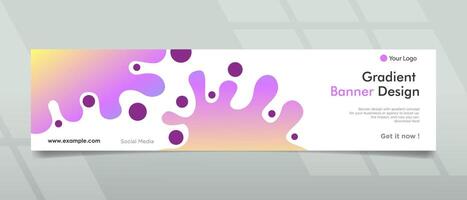 Creative Banner Design with modern and abstract concept for promotions vector