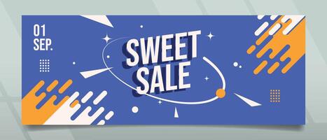 Sweet Sale Banner Design vector