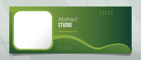 Abstract Stdio Square Frame Banner Design vector