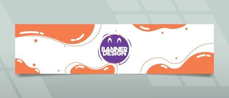 Creative Banner Design with modern and abstract concept for promotions vector