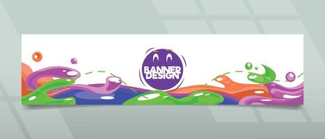 Creative Banner Design with modern and abstract concept for promotions vector