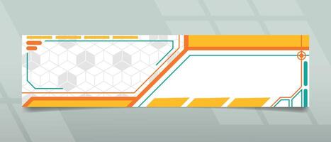 Creative Banner Design with modern and abstract concept for promotions vector