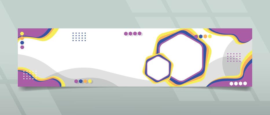 Creative Banner Design with modern and abstract concept for promotions