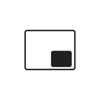 Mini player icon for website vector