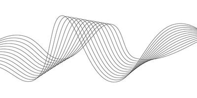 Abstract wave line background. illustration vector