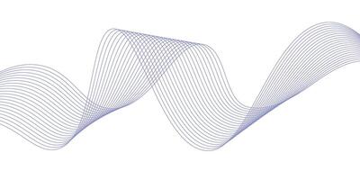 resumen azul rayas ola línea antecedentes. ilustración vector