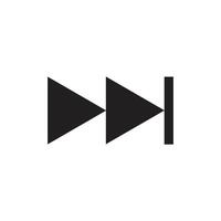 fast forward arrow icon vector