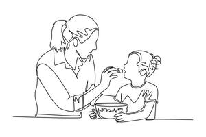 Day in the life Concept. Single line draw design graphic illustration. vector