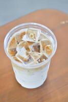 iced coffee , iced latte coffee or iced cappuccino coffee or iced mocha photo