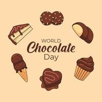 World Chocolate Day vector