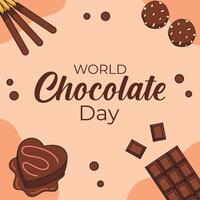 World Chocolate Day vector