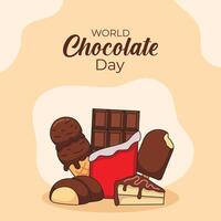 World Chocolate Day vector