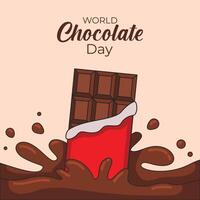 World Chocolate Day vector