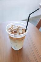 iced coffee , iced latte coffee or iced cappuccino coffee or iced mocha photo