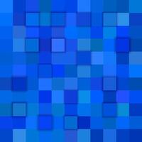 Blue abstract 3d cube background vector