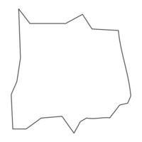 Ngiwal State map, administrative division of Palau. illustration. vector