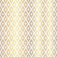 Elegant Gold Rhombus Seamless Pattern Design on White Background vector