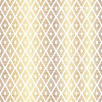 Elegant Gold Rhombus Seamless Pattern Design on White Background vector