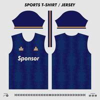 T-shirt sport design, sublimation jersey, ready to print. sublimation vector