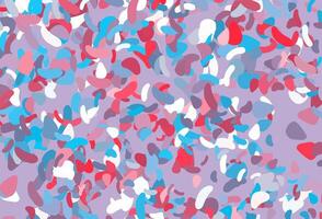 Light Blue, Red texture with random forms. vector