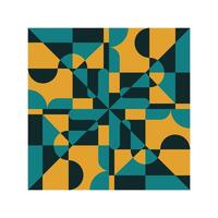 ILLUSTRATION 112 MODERN GEOMETRIC PATTERN ARTWORK vector