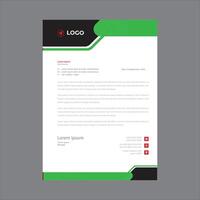 Corporate Modern Leterhead Design Template vector