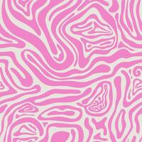 Groovy seamless pattern with animal print. vector