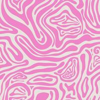Groovy seamless pattern with animal print. vector