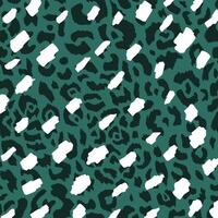 Abstract seamless animal pattern, leopard spots. vector