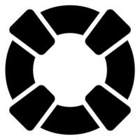 lifesaver glyph icon vector