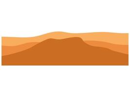 Desert Sand Illustration for Decoration vector