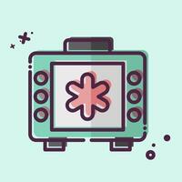 Icon Emergency News. related to Emergency symbol. MBE style. simple design illustration vector