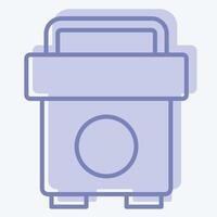 Icon Social Media Policy. related to Emergency symbol. two tone style. simple design illustration vector