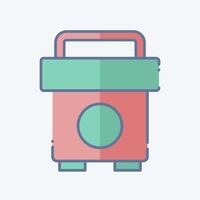 Icon Social Media Policy. related to Emergency symbol. doodle style. simple design illustration vector