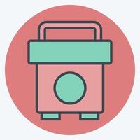 Icon Social Media Policy. related to Emergency symbol. color mate style. simple design illustration vector