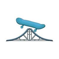 illustration of skateboard vector