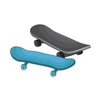 illustration of skateboard vector