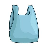 ilustración de el plastico bolso vector