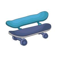 illustration of skateboard vector