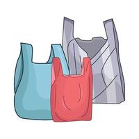 illustration of plastic bag vector