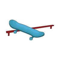 illustration of skateboard vector