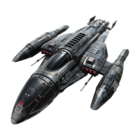 Spaceship isolated on transparent background png
