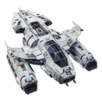 Spaceship isolated on transparent background png