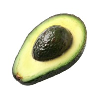 Avocado fruit isolated on transparent background png