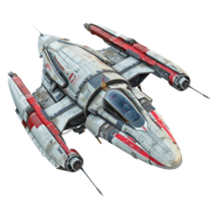 Spaceship isolated on transparent background png