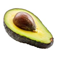 Avocado fruit isolated on transparent background png