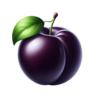 Generated Ai Fresh plum png