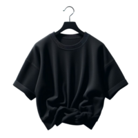 Generated Ai Black T Shirt png